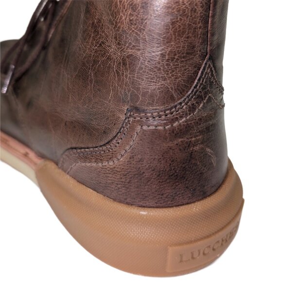 Lucchese After-Ride Chukka Boot Chocolate Men's Size 10 Style 31503 $345 Retail - Picture 5 of 11